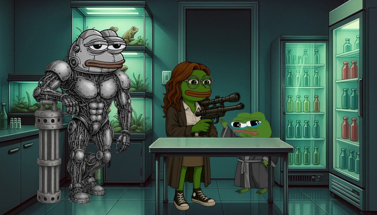 realpepejourney's tweet image. Lily grabs the dart pistol and loads five bio-acid rounds, to little Apu’s dismay—he bursts into tears, having really wanted it. She looks around and asks, “Should we search the rest of the room or move on before something finds us?”