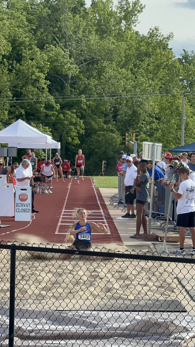 Senior <a href="/Miley_ward2/">Miley</a> starts her weekend with an all-state performance in the girls triple jump finishing in 8th place with a jump of 10.61M (34-09.75) 

#MuleMentality #AllOfUs 🤘