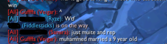 hakke_dono's tweet photo. Bonsoir @LoL_France @RiotSupportFR je voulais savoir ce qu'il est possible de faire face à se genre de comportement car je pense pas qu'un bot comprend la gravité des propos et malgré la bonne réaction de la Samira adverse, je pense que seulement mute n'est pas suffisant. https://t.co/8vPA2kMAOb