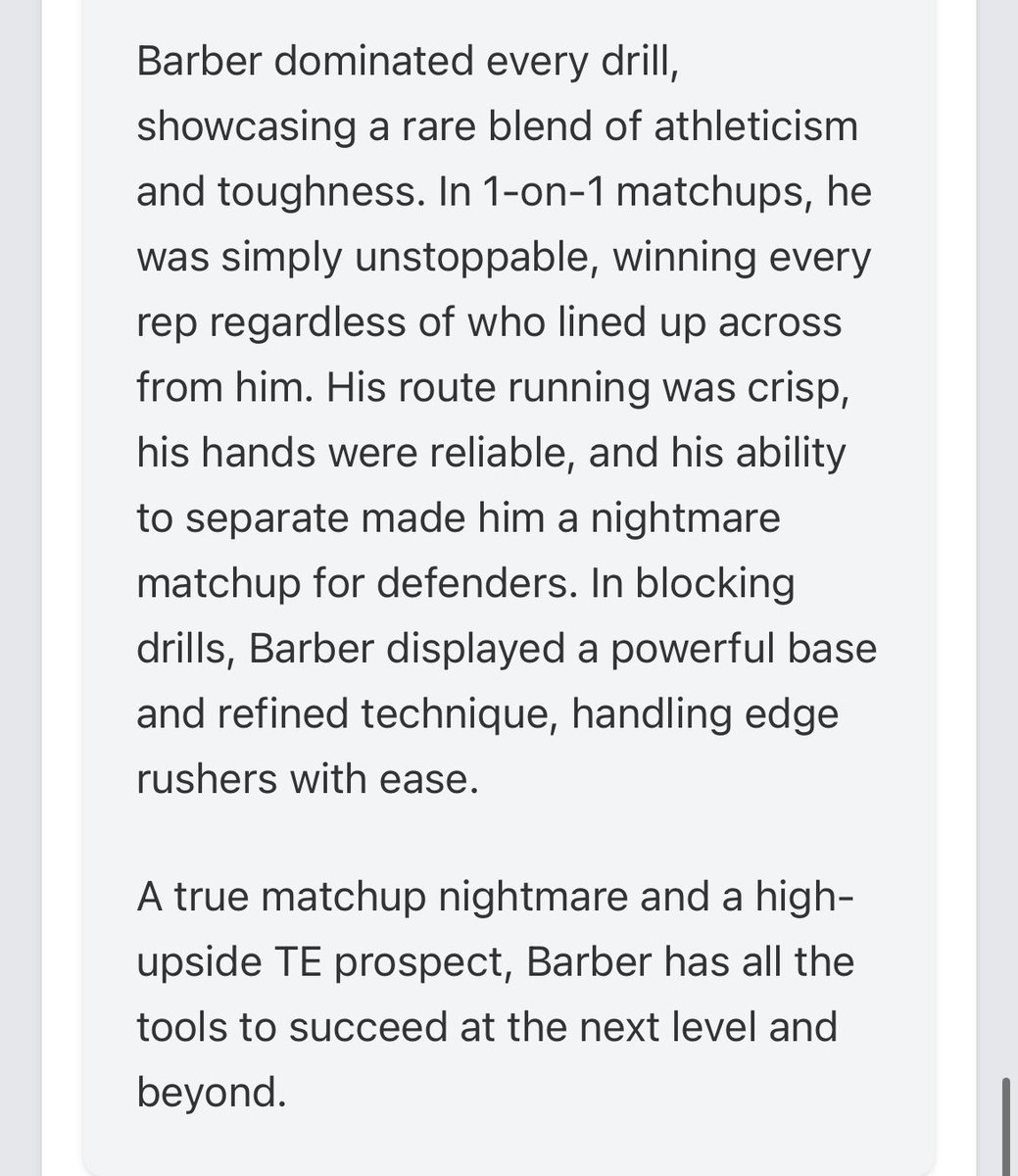 GavinBarber2026's tweet image. Thank you to @PrepRedzoneNC for the write up and @CoachesCombines for giving me the chance to prove myself once again at another showcase‼️
@CoachZMayo @Mooresville_FB @mfarrellsports @pepman704