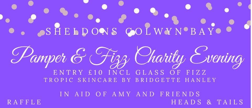 Amy and Friends (@amyandfriends) on Twitter photo Have a great weekend everyone 🤩💯🚀
In September, we will be hosting a ‘Pamper & Fizz’ Evening at Sheldons Cafe Bar in Colwyn Bay from 7-10pm.
Tickets £10 which includes a glass of lovely fizz on arrival 🥂
For details contact: jannie@amyandfriends.org 🎫
#northwalessocial Have a great weekend everyone 🤩💯🚀
In September, we will be hosting a ‘Pamper & Fizz’ Evening at Sheldons Cafe Bar in Colwyn Bay from 7-10pm.
Tickets £10 which includes a glass of lovely fizz on arrival 🥂
For details contact: jannie@amyandfriends.org 🎫
#northwalessocial