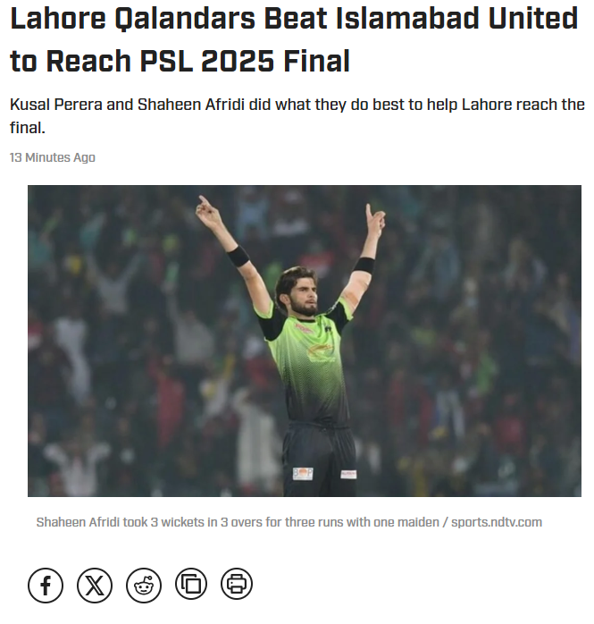 CricketPulseUSA's tweet photo. Lahore Qalandars Storm into PSL 2025 Final

For further details, read the full article here:
https://t.co/KL4kCvsr6n

#cricketpulseusa #lahore #psl #final #shaheen #perera #win #match #united #qualifier https://t.co/z7uKml3o5z