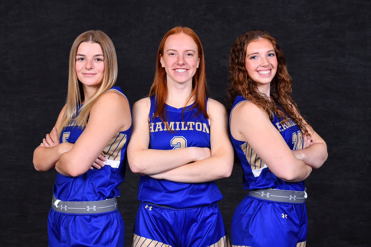 HamCollWBBall's tweet image. Excited to be celebrating our 3 seniors this Sunday as they graduate! Can’t thank them enough for all of their contributions to our program and the Hamilton community!

Tessa Cole
Sam Glickman
Abbie Morin

Class of 2025!