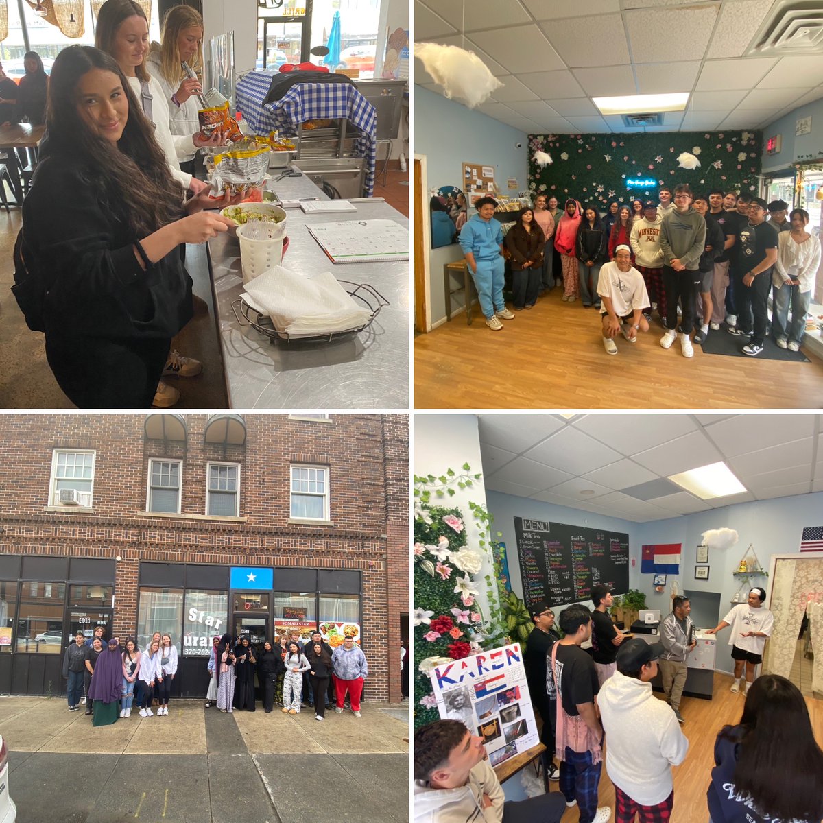 🌱🍽️ Our Foods in the Community students have been busy with hands-on, community-centered learning!

🌿 They designed &amp; cared for a class garden, learning about sustainable agriculture &amp; food systems.

🌍 As part of Exploring Cultural Cuisine, they visited local ethnic