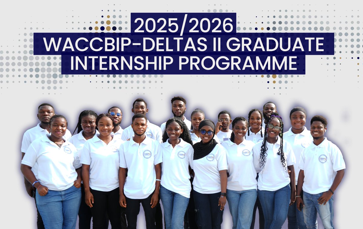 Apply to join our 2025/2026 group of Graduate Interns! The WACCBIP-DELTAS II programme is an internship programme for new graduates to work in an environment that supports and promotes the development of research leadership. 
Details for applying at bit.ly/43Jifkk