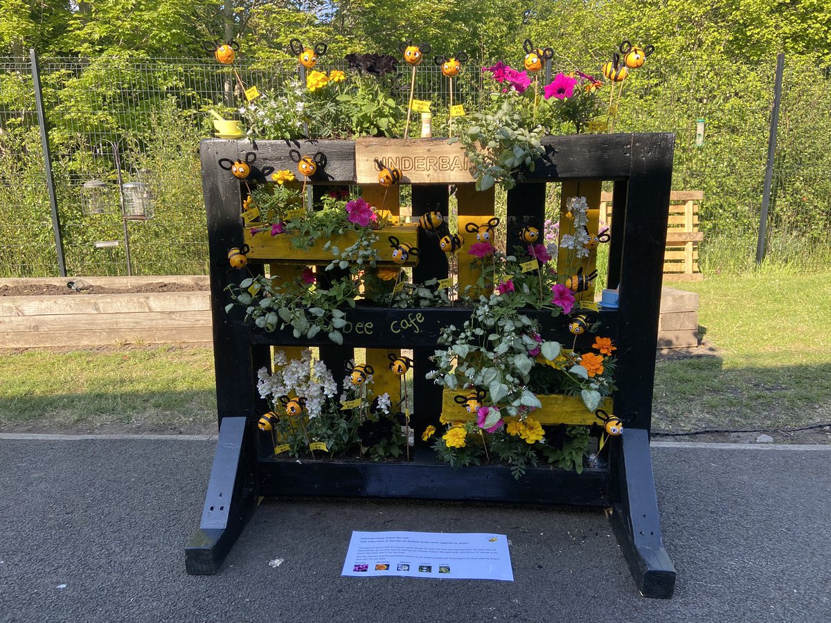 Lovely news from The Scottish Garden Festival tonight. 
Gold for the Show Garden designed by Eva and Lucy and created by Priory Bridge Landscaping.
Room 2 pallet garden - The Bee Café, was also awarded Gold! Well done everyone. <a href="/UnderbankPri/">Underbank Primary</a> #SGF2025