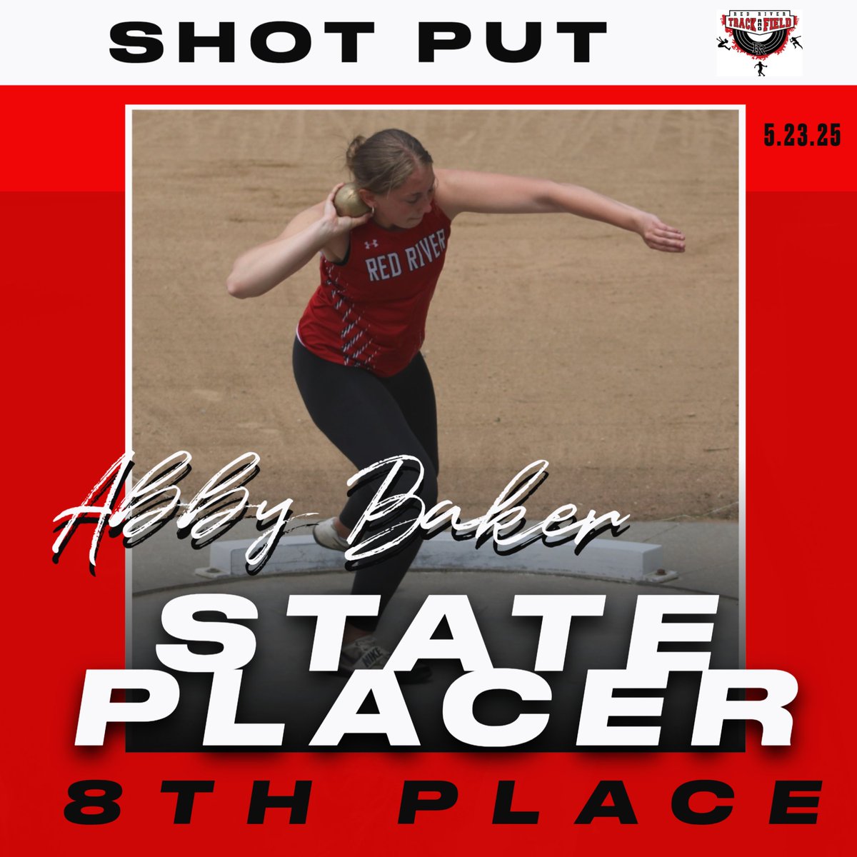 rrgirlsxctf (@rrgirlsxctf) on Twitter photo NDHSAA STATE TRACK AND FIELD- Day 2 State Placer for the Riders. <a href="/RRHSactivities/">Red River High School Activities</a> <a href="/GFThrowers/">GF Throwers</a>
π₯ Abby Baker in the Shot Put places 8th with a throw of 37-09.50. #SaddleUp NDHSAA STATE TRACK AND FIELD- Day 2 State Placer for the Riders. <a href="/RRHSactivities/">Red River High School Activities</a> <a href="/GFThrowers/">GF Throwers</a>
π₯ Abby Baker in the Shot Put places 8th with a throw of 37-09.50. #SaddleUp