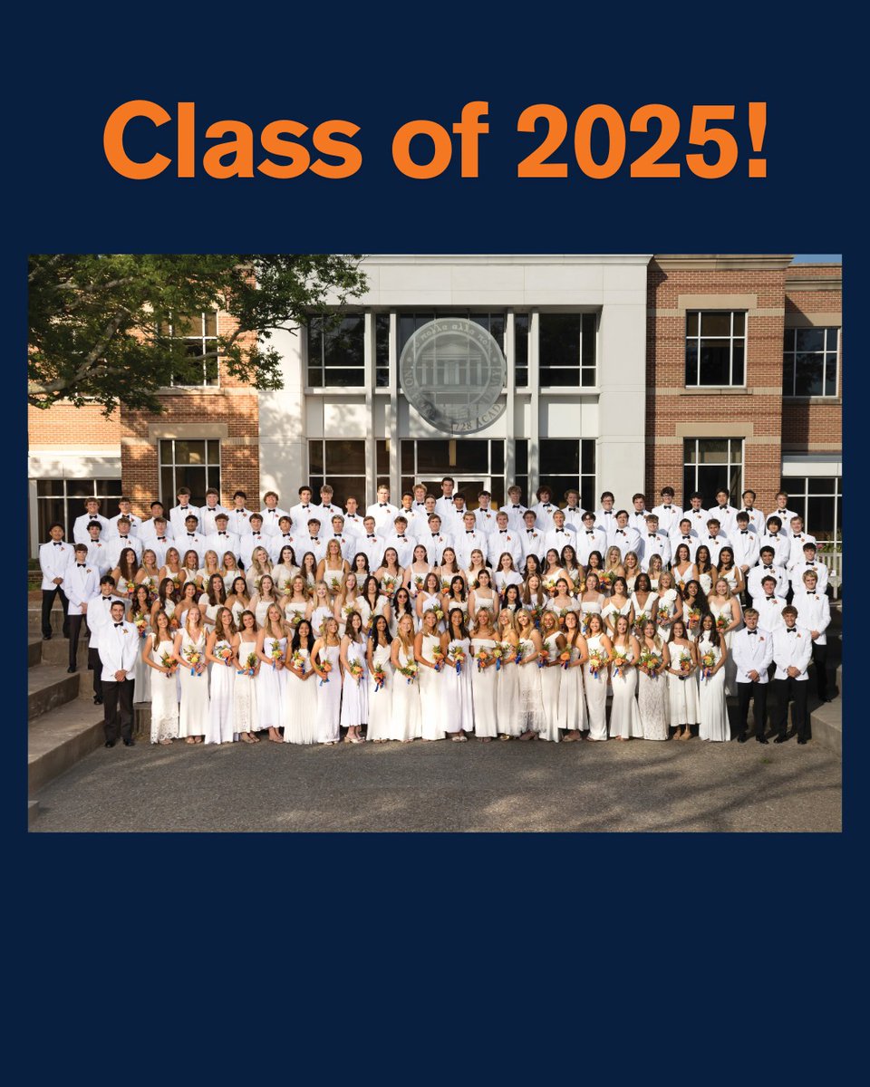 Let's send you into the weekend with one more shout out to our outstanding Class of 2025! #NorfolkAcademy #Graduation #Classof2025