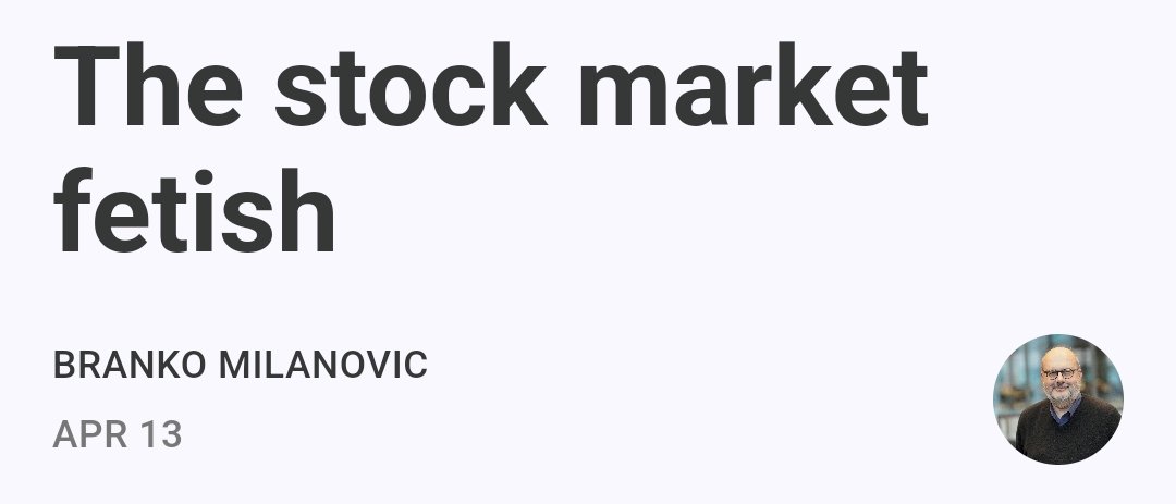 luisfernandezsh's tweet photo. Hi @BrankoMilan! I just read your entry about how the left should'nt care about the stock market (I am about 5 weeks behind with my readings) since it only affects the very richiest people. While I mostly agree with you, I would like to know you opinion on how this lose of... https://t.co/a0EllMaHAD
