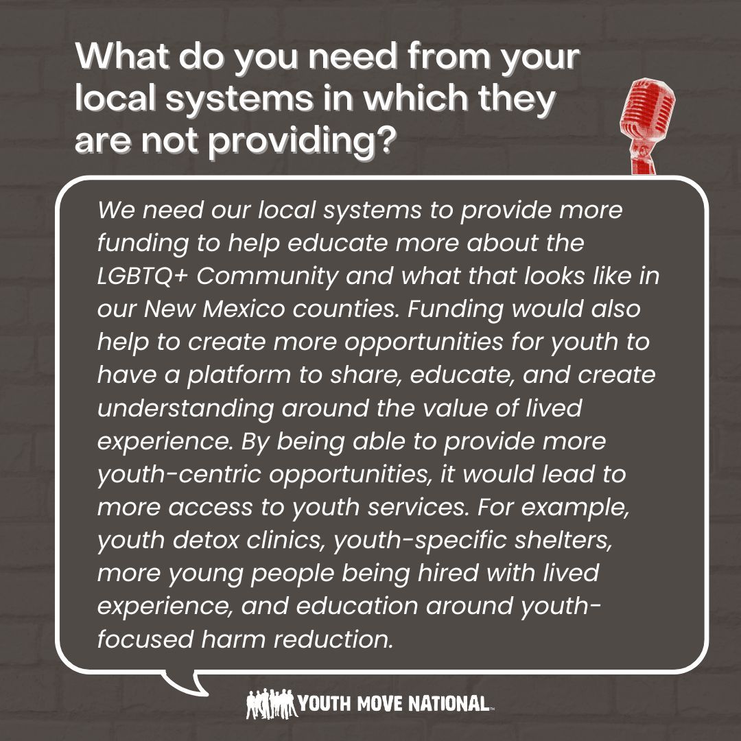 Happy Friday! Today, we are excited to spotlight another one of our amazing Chapters, meet Youth MOVE New Mexico! 

You can support Youth MOVE New Mexico directly today by visiting our donation page here:  buff.ly/3COFMXa