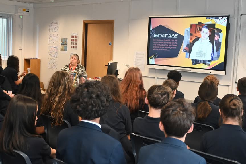Another day another school  telling our angels story doing everything we can to educate young people on never to carry a kniflltips on staying safe and all about choice and consequences Working towards a safer future 🙏