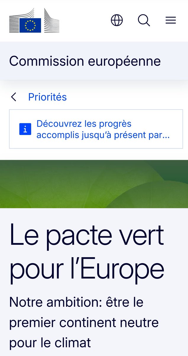 Galex17200's tweet image. 🇪🇺LE #GreenDeal ..OU #PactVert !

VDL sur Tous les Fronts..
avec les🍉 qui veulent sauver le Monde avec nos Impôts..

"Le Changement Climatique et la Dégradation de l’Environnement constituent une MENACE EXISTENTIELLE pour l’Europe et Reste du Monde.."

commission.europa.eu/strategy-and-p…
