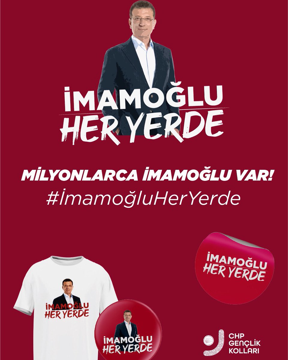 Nereye baksalar bizi görecekler, milyonlarca Ekrem İmamoğlu var!

İmamoğlu her yerde!

Linkten baskılara ulaş,
Sen de #İmamoğluHerYerde de!

🔗 drive.google.com/drive/folders/…
