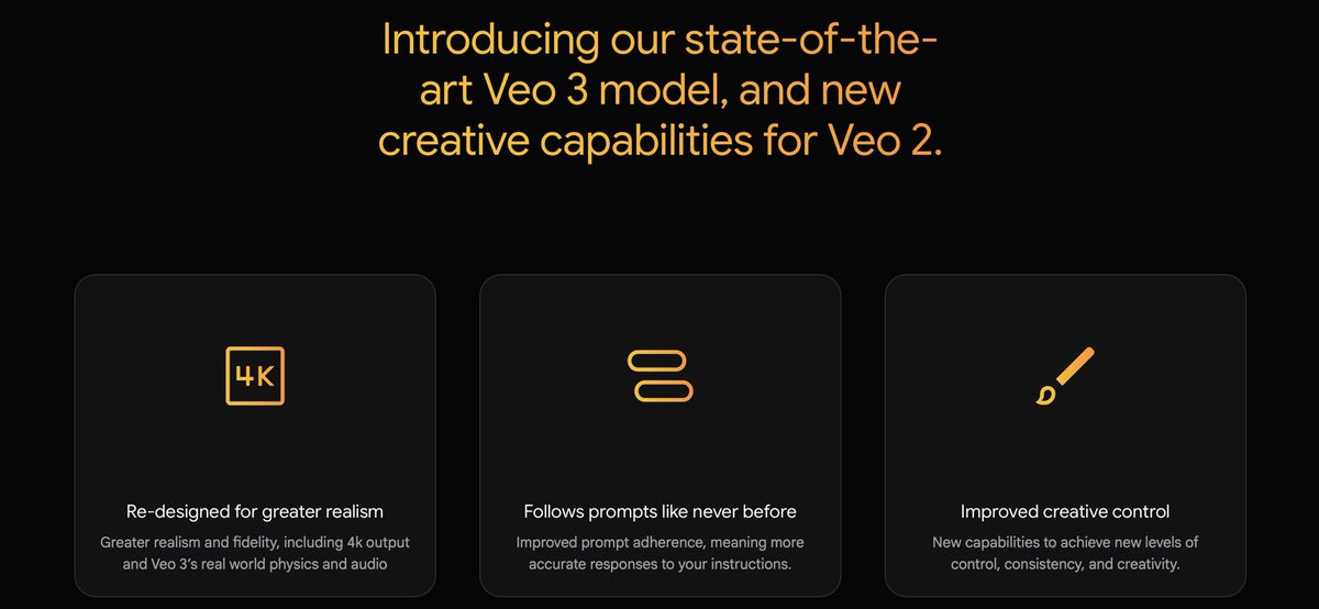 THE REAL WORLD (@jointrw_) on Twitter photo It’s SO OVER for content agencies.
Veo 3 just dropped and it’s generating full cinematic videos from a single sentence.
Here’s how you can use it to start a cashflow business from your bedroom — even with zero editing experience: It’s SO OVER for content agencies.
Veo 3 just dropped and it’s generating full cinematic videos from a single sentence.
Here’s how you can use it to start a cashflow business from your bedroom — even with zero editing experience: