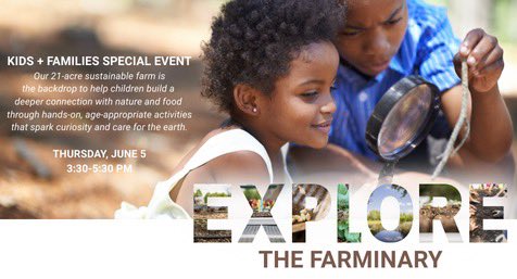 Princeton Online (@princetononline) on Twitter photo Don’t miss this FREE kids event at <a href="/TheFarminary/">The Farminary</a>! A mix of outdoor activities will help children grades K-8 build a deeper connection w/ nature and food through hands-on, age-appropriate activities that spark curiosity and care for the earth. Details at bit.ly/farminarykids Don’t miss this FREE kids event at <a href="/TheFarminary/">The Farminary</a>! A mix of outdoor activities will help children grades K-8 build a deeper connection w/ nature and food through hands-on, age-appropriate activities that spark curiosity and care for the earth. Details at bit.ly/farminarykids