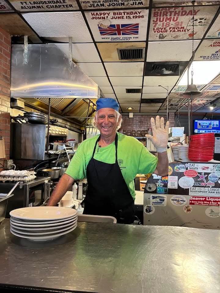 Come see me, Saturday and Sunday, instead of FLIPPING OUT THE BLOC , I'll be FLIPPING EGGS at SOUTHPORT RAW BAR FOR BREAKFAST!!! My Omelettes are so FLUFFY (how FLUFFY are they), customers order 1 extra TO GO, AND use it as a Pillow at NIGHT!!!