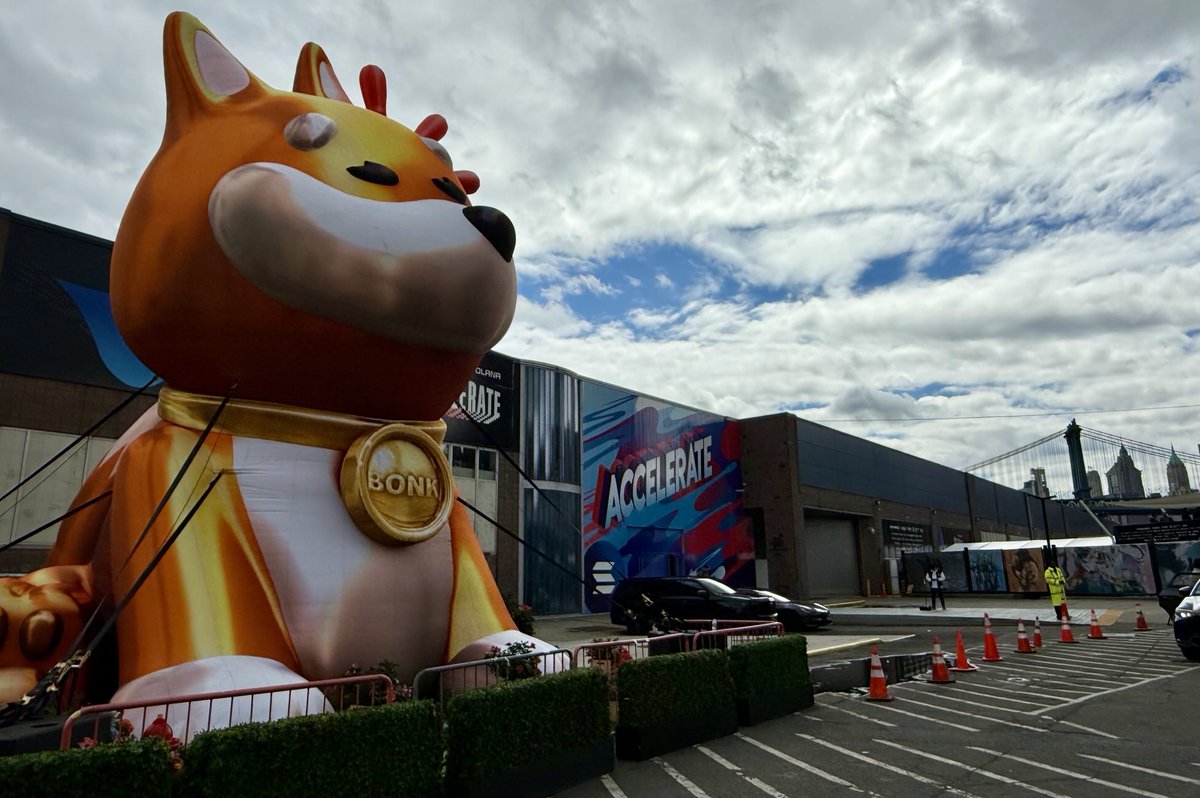 Greetings from the lower, lower east side of Manhattan at Solana Accelerate,  have intv w Cathie Wood at 345pm if you happen to be here.