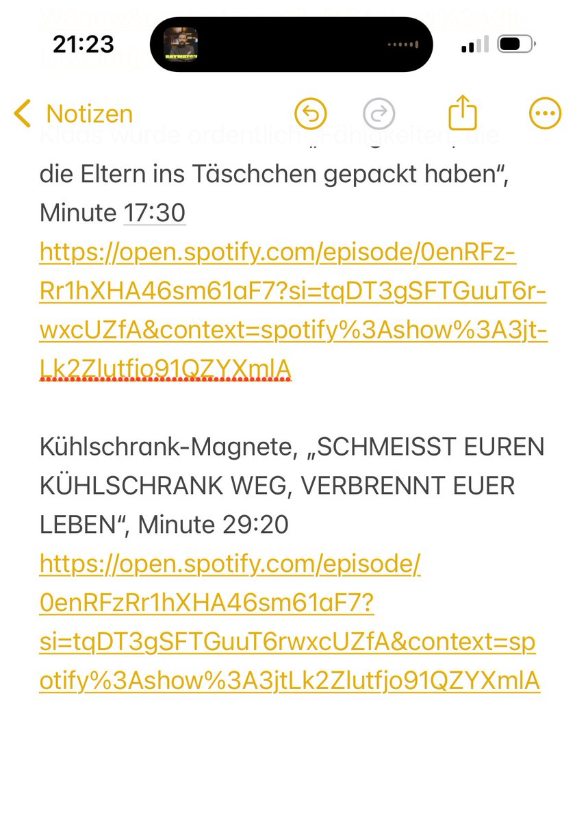 Führt ihr auch eine Liste in der Notizen-App mit lustigen und interessanten #BaywatchBerlin Geschichten oder seid ihr normal?