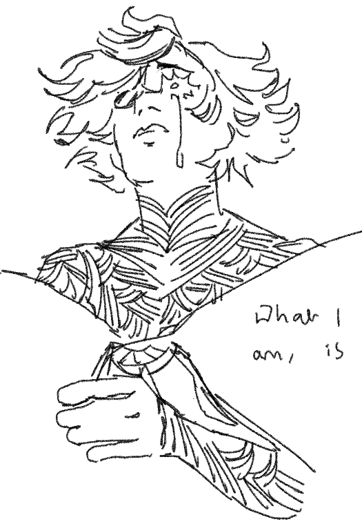 just drawing randomly, drawing once more.. #Δ帽子 #whaspoilers