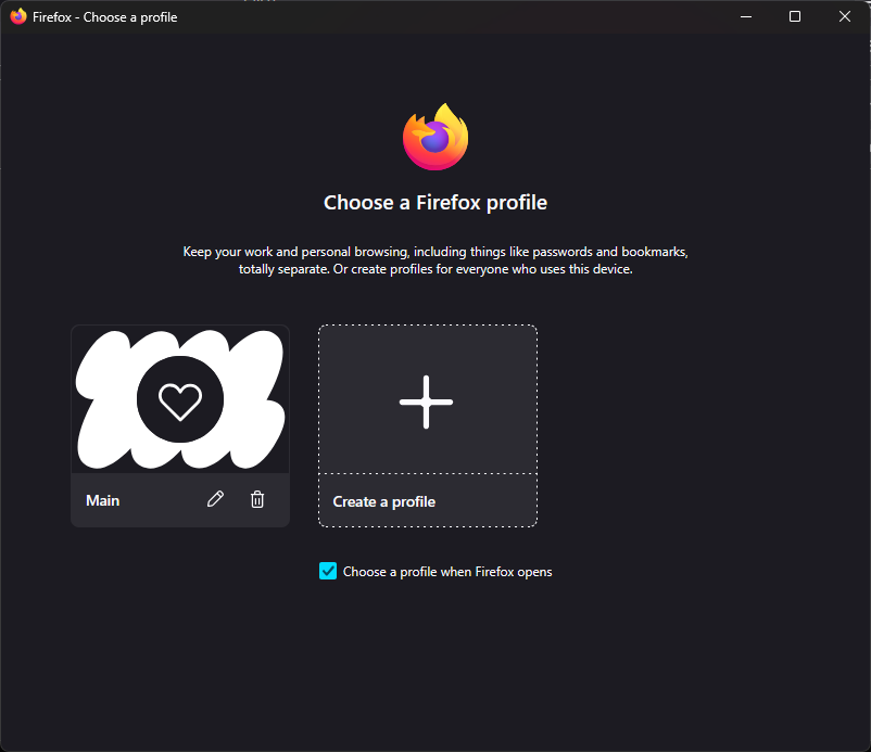 Just discovered there's a setting in about:config (browser.profiles.enabled) that lets you enable browser profiles :)
I shall shortly begin the transition away from Chrome