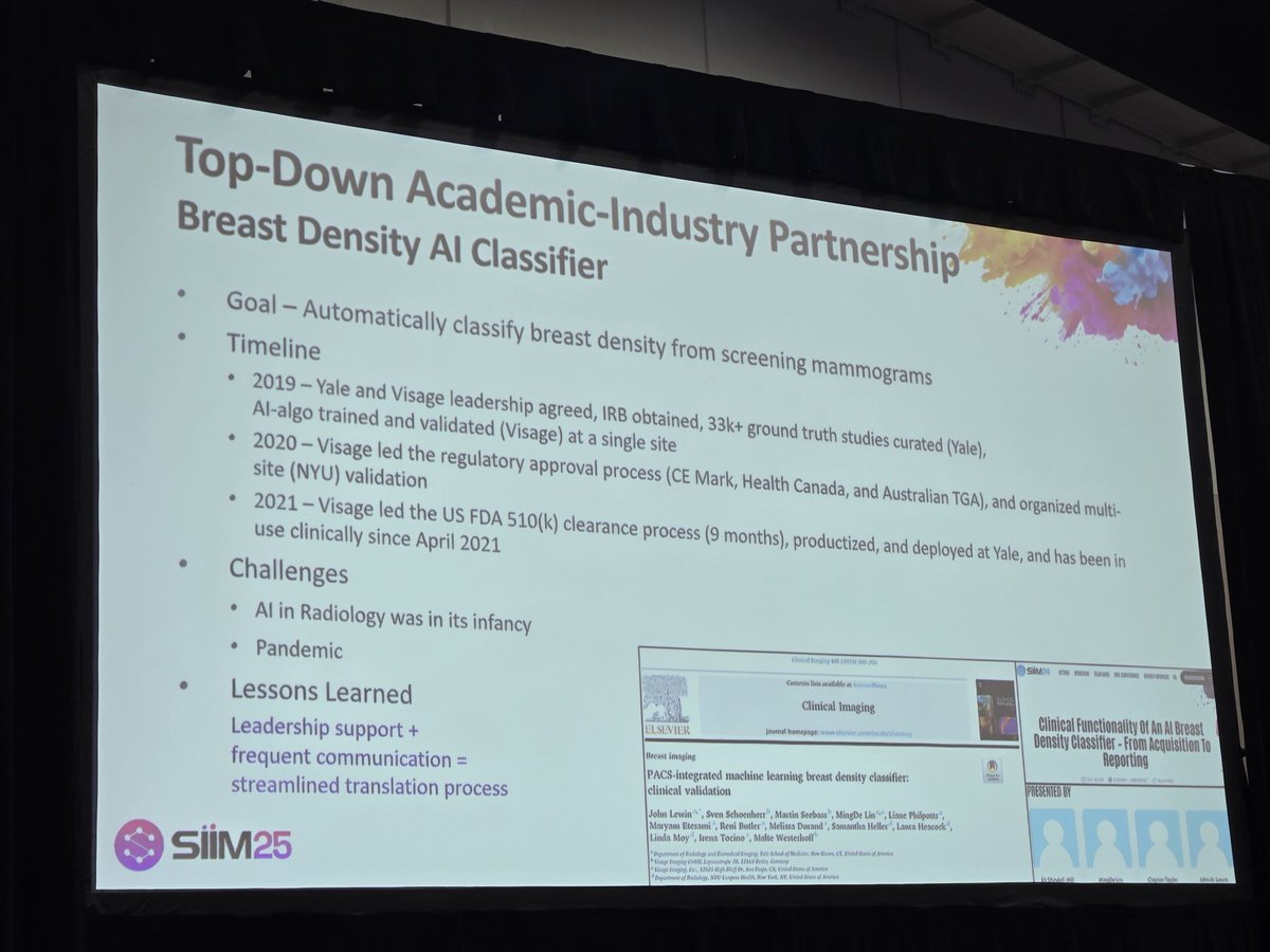 Raisa Amiruddin (@raisaamiruddin) on Twitter photo #SIIM25 <a href="/SIIM_Tweets/">SIIM</a> Academic-Industry collaborations
<a href="/MingDeLin1234/">Ming Lin</a> discussing goals of academic-industry partnerships to optimize clinical workflow
<a href="/MariamAboian/">Mariam Aboian</a> <a href="/asset25/">Tessa S. Cook MD PhD CIIP FSIIM FCPP FAAR FACR</a> #SIIM25 <a href="/SIIM_Tweets/">SIIM</a> Academic-Industry collaborations
<a href="/MingDeLin1234/">Ming Lin</a> discussing goals of academic-industry partnerships to optimize clinical workflow
<a href="/MariamAboian/">Mariam Aboian</a> <a href="/asset25/">Tessa S. Cook MD PhD CIIP FSIIM FCPP FAAR FACR</a>