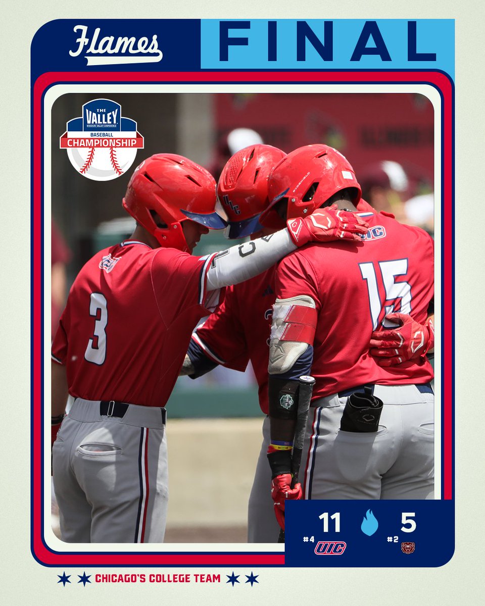 FLAMES WIN!

UIC will take on #1 Murray State tonight at 7 p.m. CT for a trip to the championship series!

#ChicagosCollegeTeam