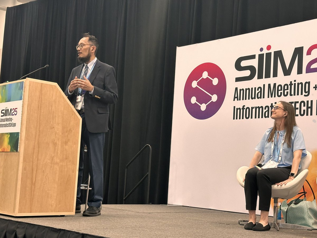 MalekiNazanin's tweet image. Industry-Academic partnership, where clinical questions spark innovation, and solutions translate directly into streamlined radiology workflows. This is the power of SIIM! #SIIM25 @SIIM_Tweets
 #Informatics #Radiology #AI
@MariamAboian @asset25 
@AudreyVerde