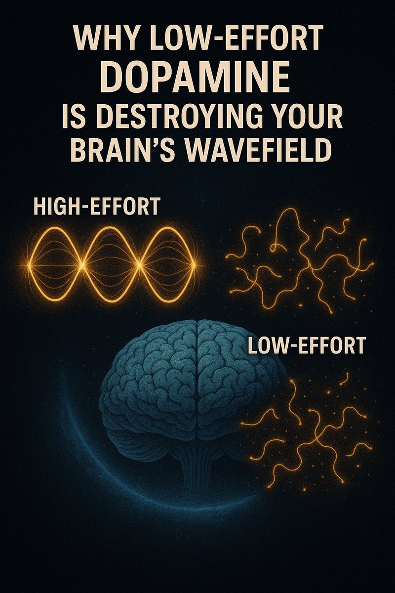 drew_ponder's tweet photo. Why Low-Effort Dopamine is Destroying Your Brain’s Wavefield 
#FrequencyWaveTheory #Dopamine #Motivation #Brain

Full Article FREE for 2 weeks:
https://t.co/c7yPk9o26O https://t.co/wKxCpBT4K9