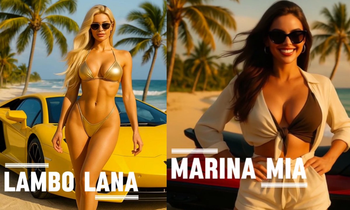 ChadIslandsol's tweet photo. Which one do you want to meet first when you arrive Chad Island? 
Lana or Mia? https://t.co/oBU8GqfDyG