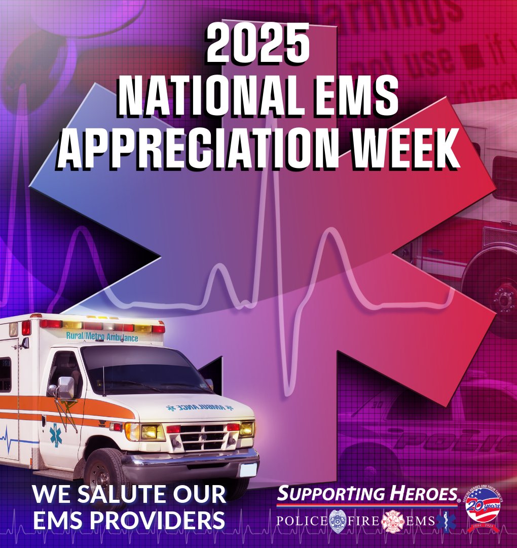 Although we are late in doing so during this National EMS Appreciation Week, we salute all EMS providers for the outstanding and selfless work they do. We know they are always just a phone call away and will respond without hesitation. We salute them–not just today but every day!