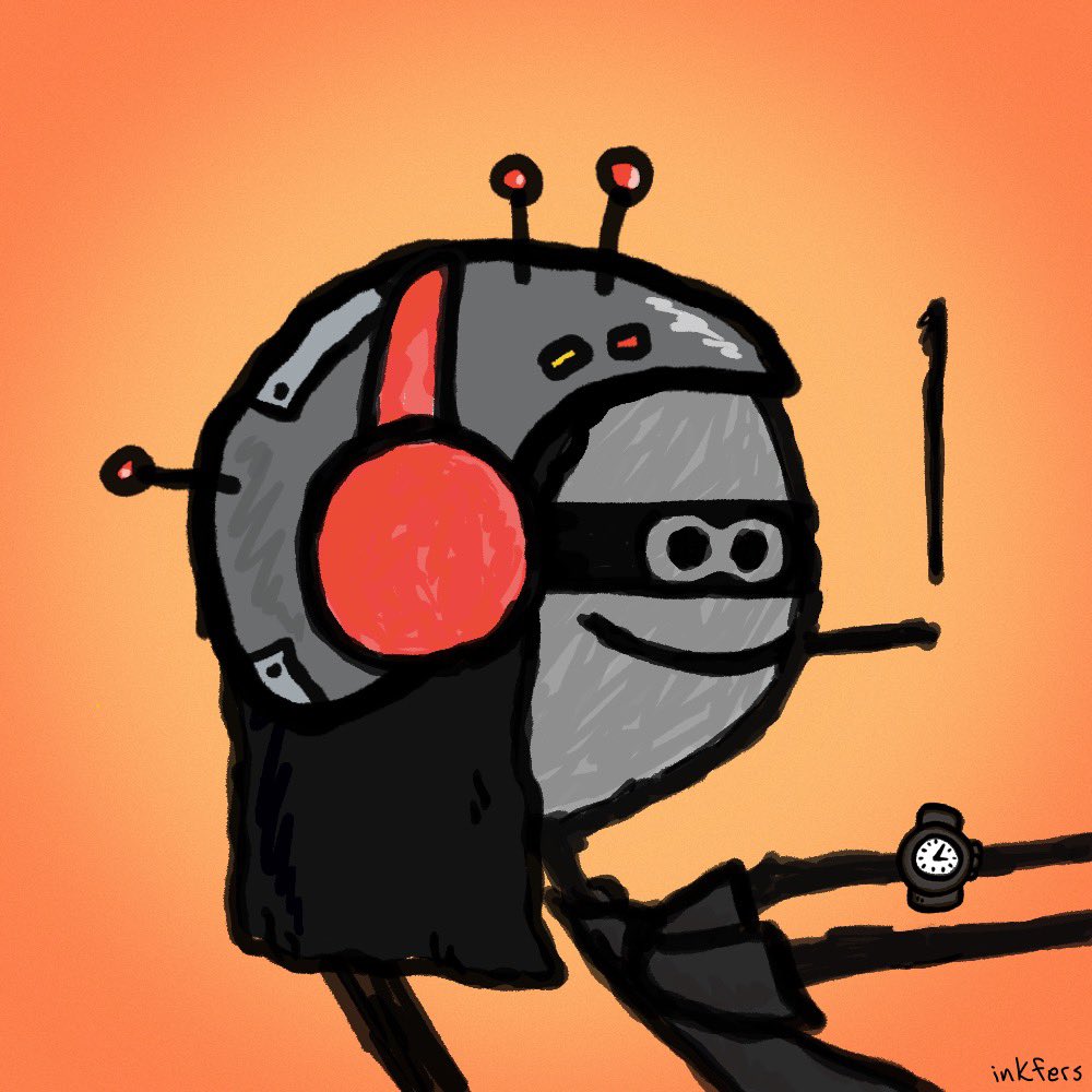 628/1500 #inkfers minted, which means 42.0% minted out! To celebrate that, I wanna giveaway this inkfer #553 to someone 🫵

Simple rules:
Follow me / RT this post / Wait 48h

Mint here: inkfers.nfts2.me

LFG &amp; Stay Based 🌱