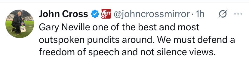 Hypocrisy at its finest.