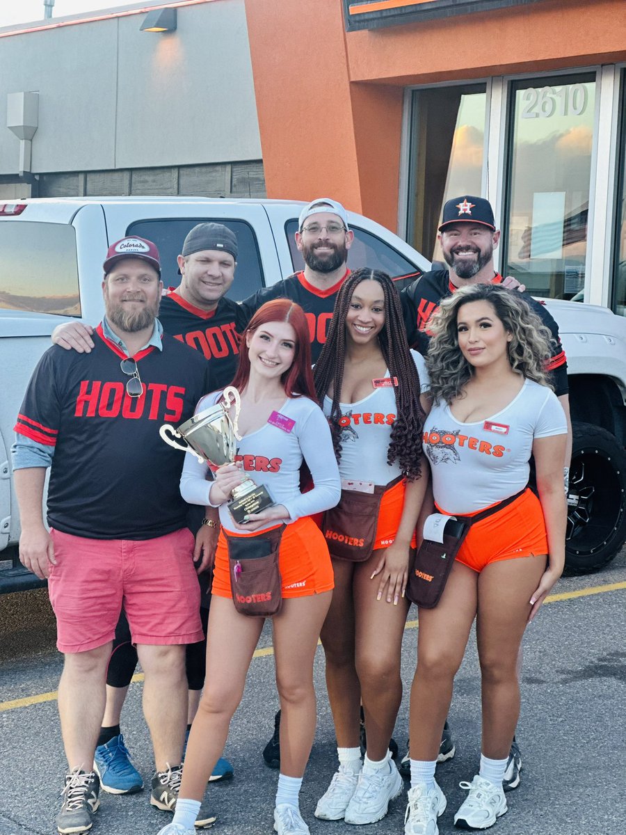 HootersCO's tweet image. Congratulations to the 2025 Spring Softball CityWide Sports Champions: Hooters Softball team! You did a “hoot-tasting” job this season! 🎉