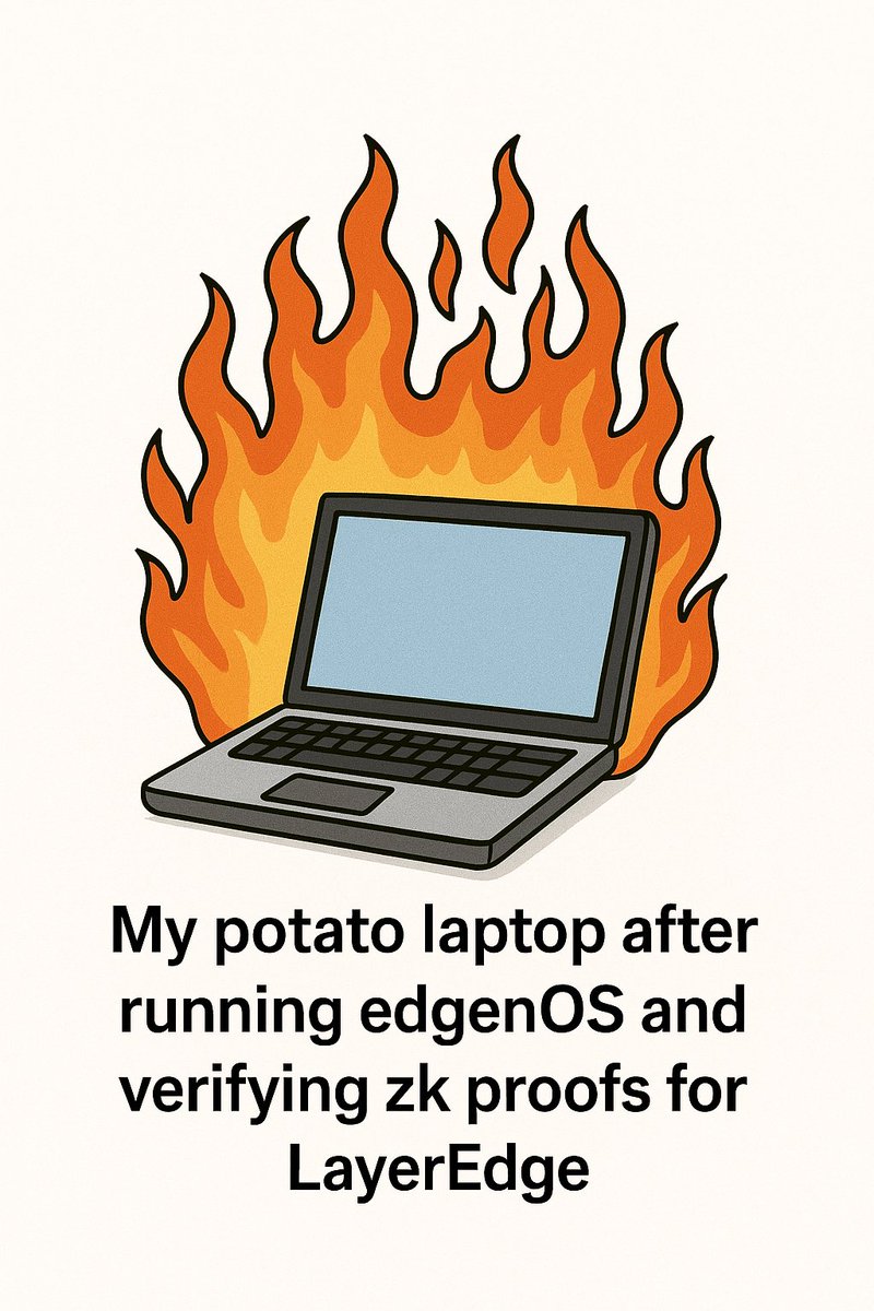 “Proof of Burn meets Proof of Work. Worth it for that sweet $EDGEN 🥵 #LayerEdge #zkProofs #CryptoTwitter”
