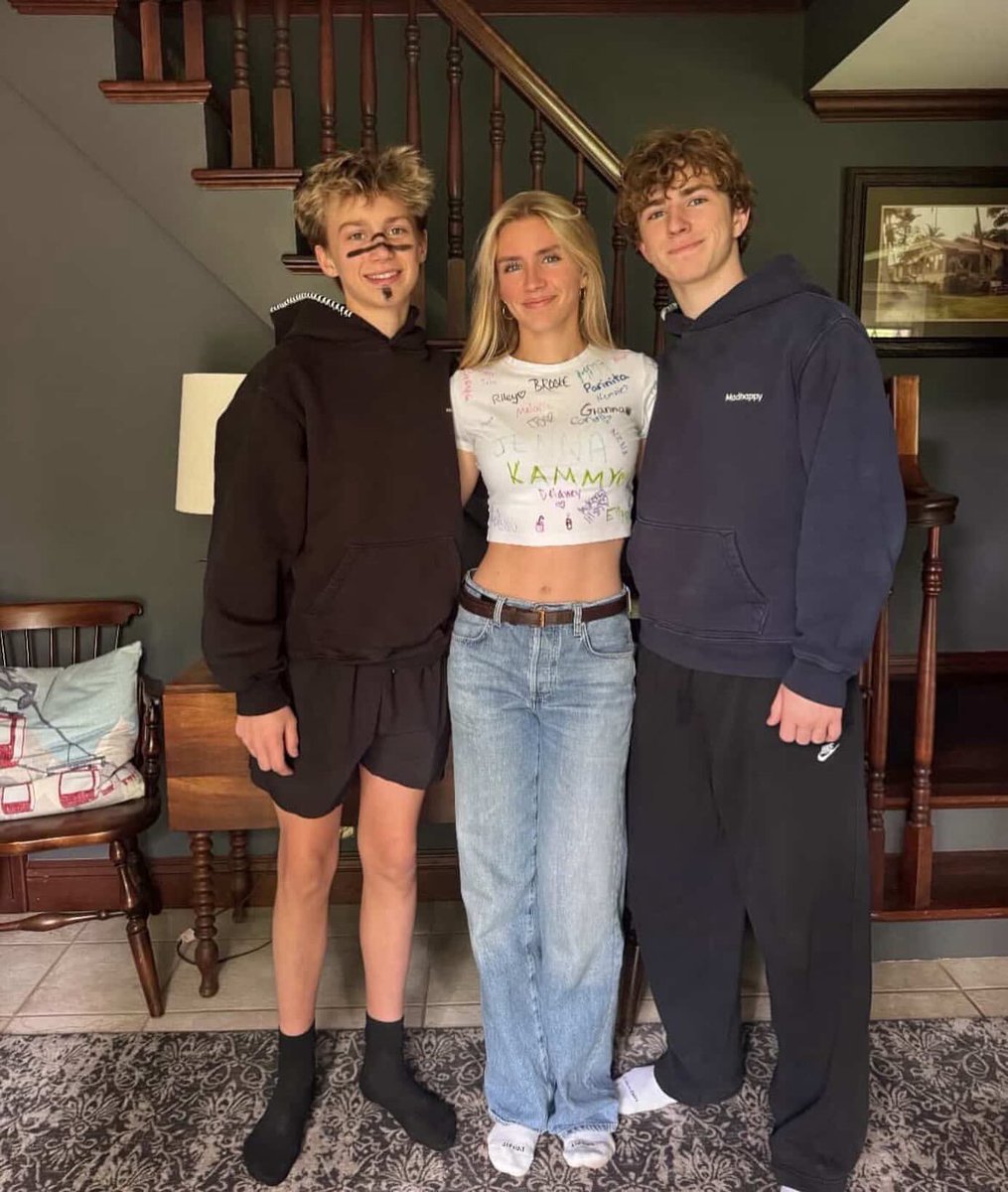 New picture of Walker Scobell with Leena &amp; Tanner!