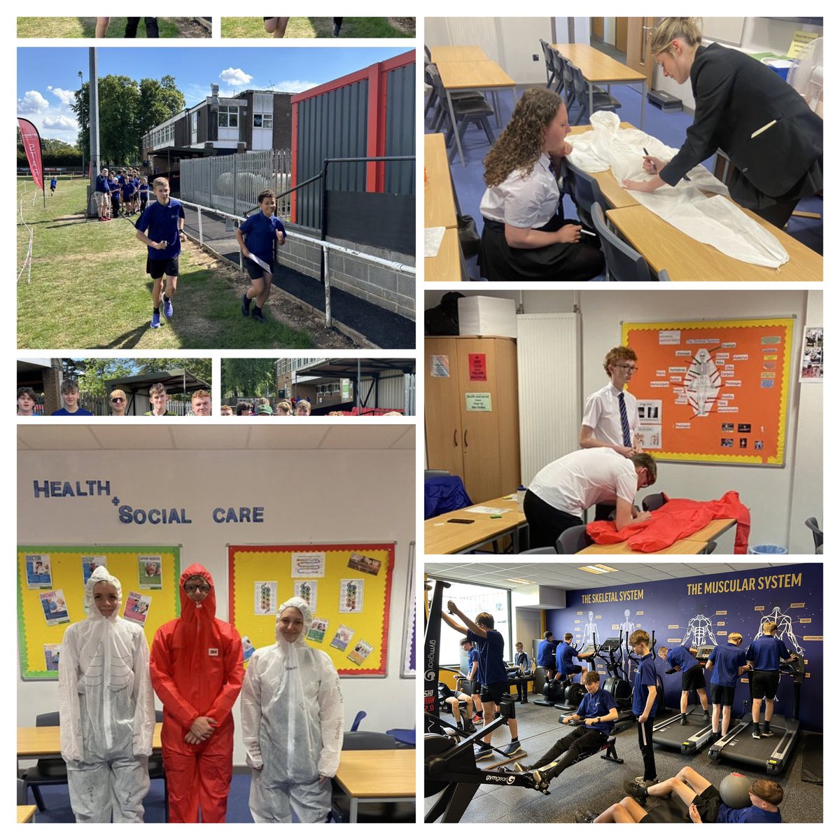 Our amazing GCSE PE students have sat the first of their exams.  Yr 7, 8, 9 and vale sixth form competed in the North Lincs orienteering competition and students in the fitness suite.
