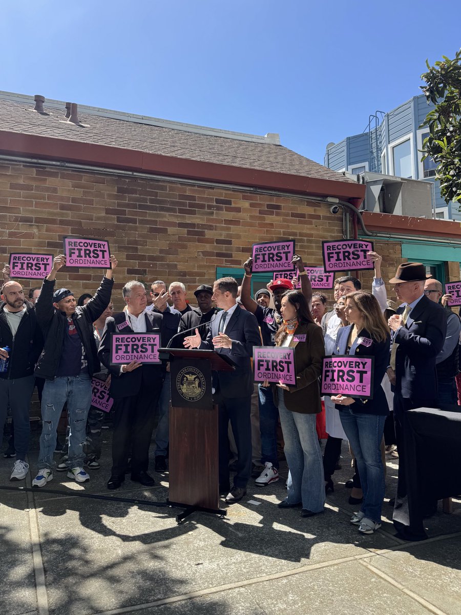 Daniel Lurie 丹尼爾·羅偉 (@daniellurie) on Twitter photo Today, I signed the Recovery First Ordinance. This legislation makes long-term recovery the main goal of San Francisco’s approach to substance use treatment—defining recovery as living a healthy, self-directed life, free from illegal drug use. Thank you Supervisor <a href="/mattdorsey/">Matt Dorsey</a>, Today, I signed the Recovery First Ordinance. This legislation makes long-term recovery the main goal of San Francisco’s approach to substance use treatment—defining recovery as living a healthy, self-directed life, free from illegal drug use. Thank you Supervisor <a href="/mattdorsey/">Matt Dorsey</a>,