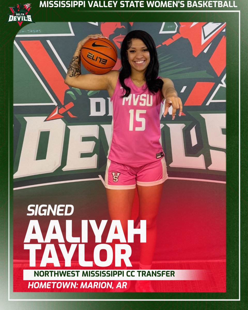 MVSUDevilSports's tweet image. The @MvsuWBB squad is on the #JamesJourney — and the path leads to greatness. A new era begins with fire, focus, and a growth spurt. 💪🏀
Welcome to the rise of the Lady Delta Devils!
#ChasingGreatnessWithJames 🔥💚