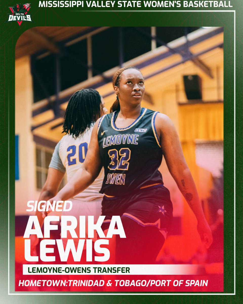 Mississippi Valley State Athletics (@mvsudevilsports) on Twitter photo The #JamesJourney continues! π
<a href="/MvsuWBB/">Valley State Womenβs Basketball</a> is leveling up again with our newest Lady Delta Devils. The foundation is strong, and the future is even stronger. πͺπ½π
Letβs welcome the next wave of greatness!
#ChasingGreatnessWithJames | #ValleyRising The #JamesJourney continues! π
<a href="/MvsuWBB/">Valley State Womenβs Basketball</a> is leveling up again with our newest Lady Delta Devils. The foundation is strong, and the future is even stronger. πͺπ½π
Letβs welcome the next wave of greatness!
#ChasingGreatnessWithJames | #ValleyRising