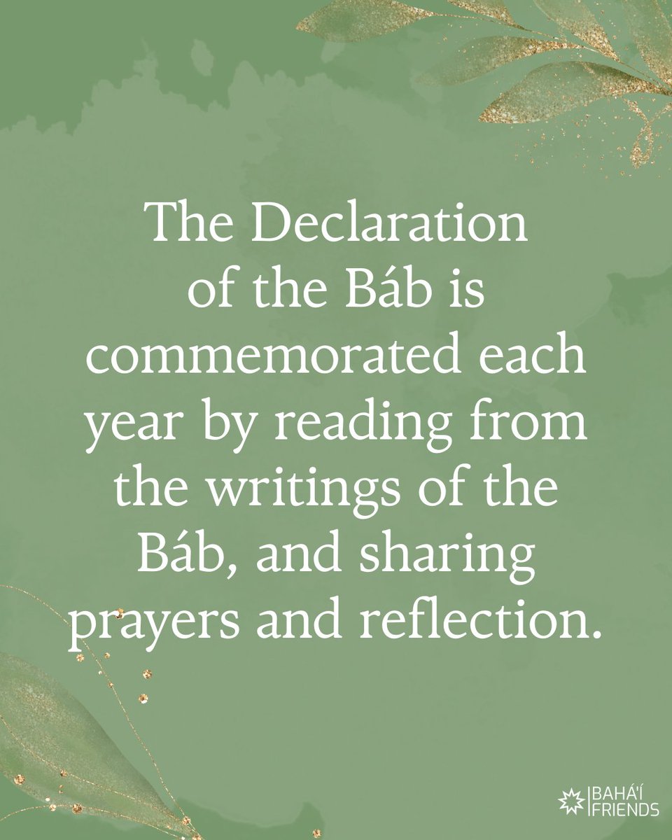 What is the Declaration of The Báb?

In 1844, The Báb declared His mission as the bearer of a new revelation from God. It was a momentous event that marked the beginning of a new era of spiritual awakening and global transformation.

#bahai #faith #bahaifaith #bahaifriends