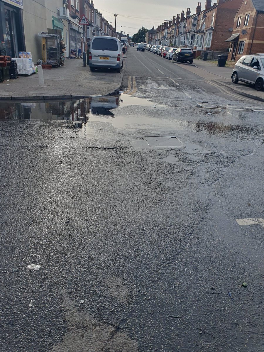 Can you please action a leaking drain matter of urgency nearest location is 89 Highfield Rd, Saltley, Birmingham B8 3QE <a href="/BhamCityCouncil/">Bham City Council</a> <a href="/stwater/">Severn Trent</a> flooding the road.