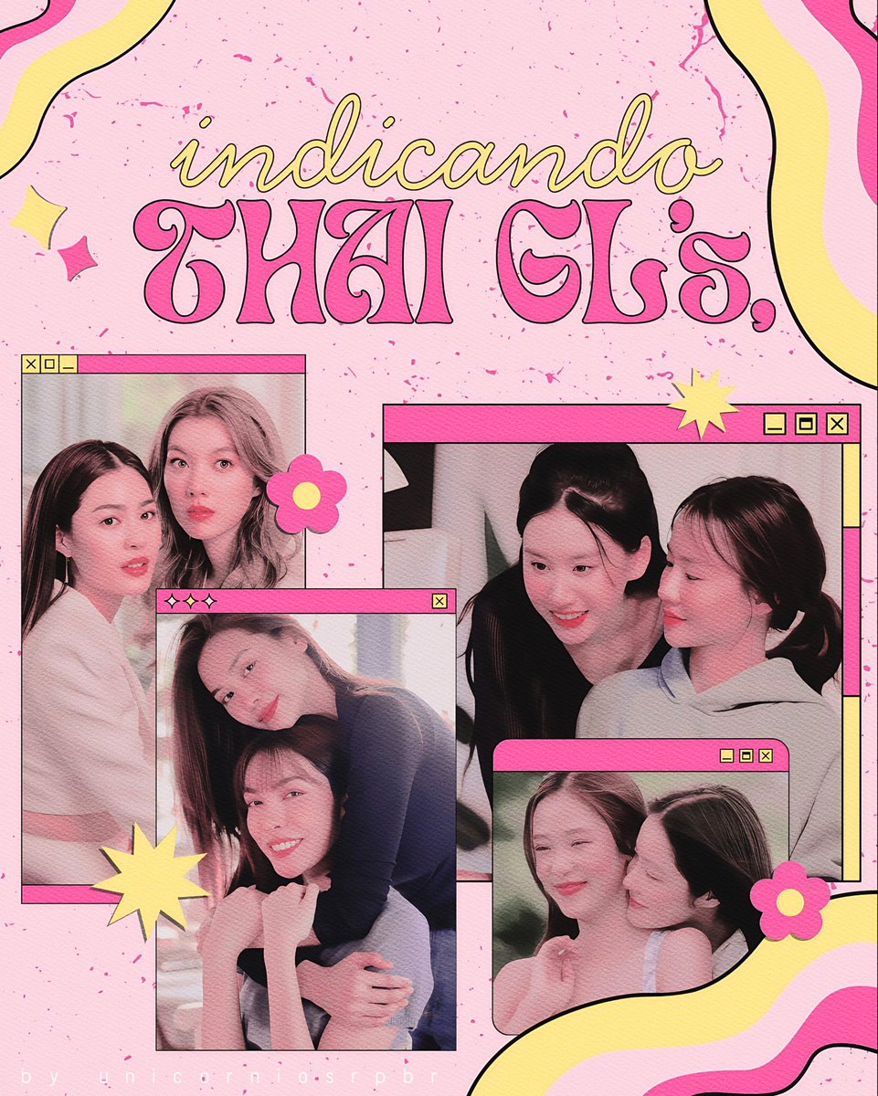 ⁤    ⁤ ⁤
⁤    ⁤ ⁤      ꒲   🌷  ‹   ⁤ 𝗜𝗡𝗗𝗜𝗖𝗔𝗡𝗗𝗢 ⋆ 𝗍𝗁𝖺𝗂 𝗀𝗅'𝗌

Pra quem não conhece,  GL (Girl's Love) é um gênero de séries e filmes da Tailândia que retratam romances entre garotas.  Tem ganhado seu lugarzinho dentro do entretenimento tailandês. 
⁤    ⁤