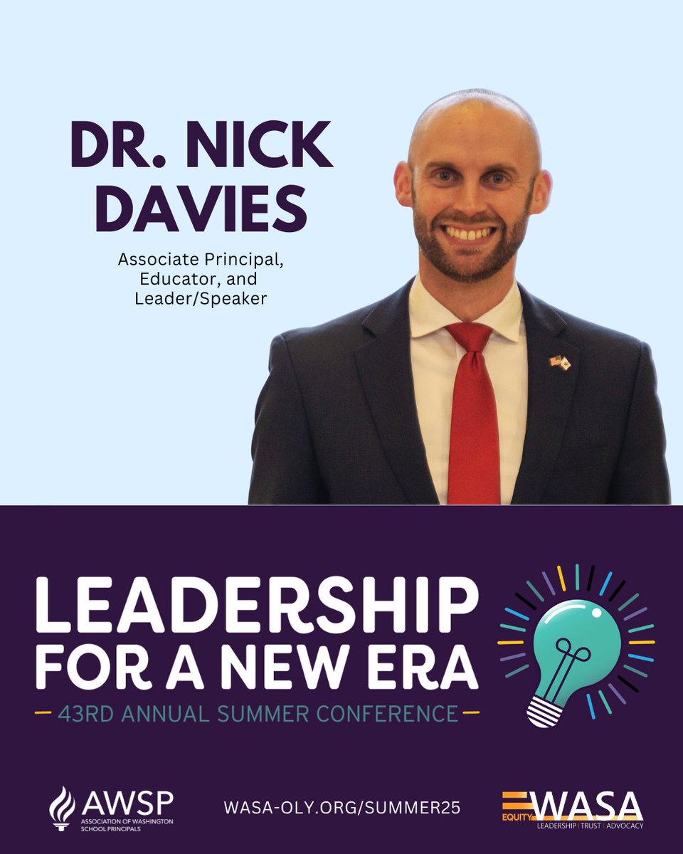 🎯 Feeling like there's never enough time in the day?
You’re not alone—and we’ve got a solution.
⏳ Join Dr. Nick Davies for Time-Starved School Leader: 6 Action Steps to Move from Surviving to Thriving at the WASA/AWSP Summer Conference Preconference Session!