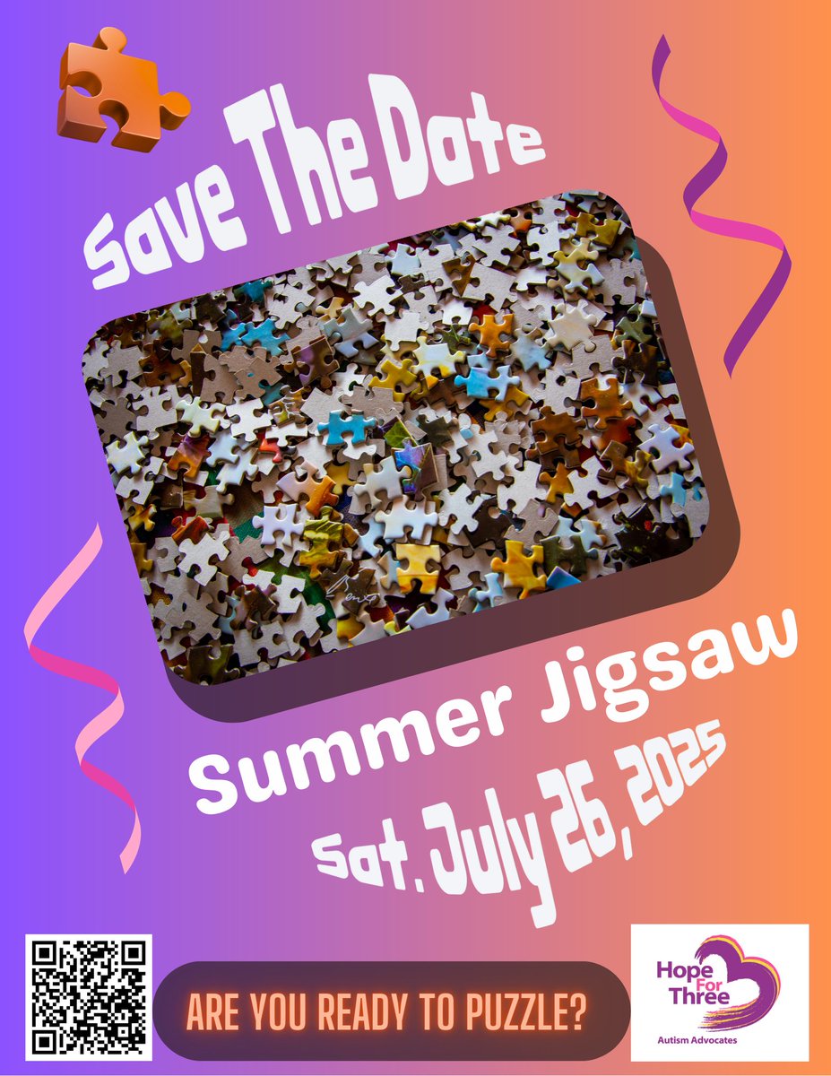 Hope_for_three's tweet image. 🧩 Piece by piece… it’s coming together! 
Hope For Three’s has added Summer Jigsaw. The Showdown is July 26! 
Stay Tuned for more info! 
#SummerPuzzle2025 #HopeForThree #PuzzleTime