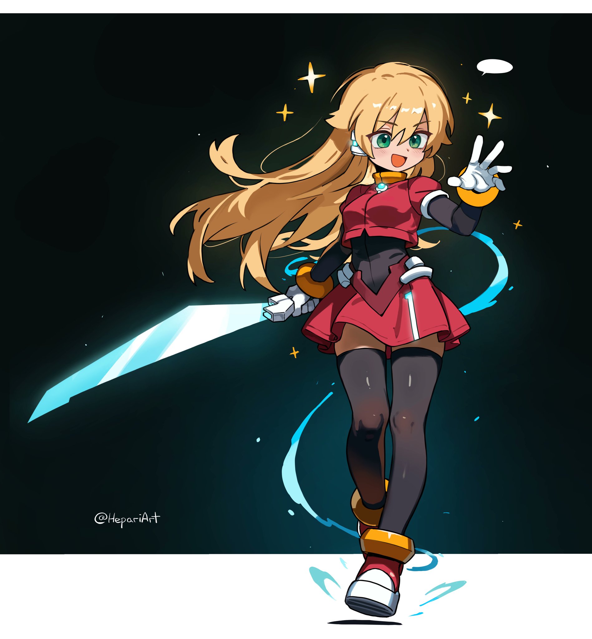 タマチャン Elf, from Megaman ZX Prequel, Megamerged with Model X by Uta