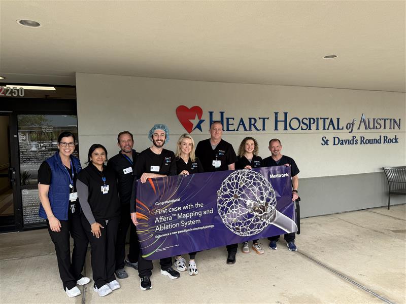 Medtronic Cardiac Ablation (@mdt_epablation) on Twitter photo Congratulations to <a href="/StDavidsHC/">StDavid'sHealthCare</a> for completing their first case with the Affera™ Mapping and Ablation System and Sphere-9™ Catheter! #afferamapping #epeeps #pfa
Learn more: bit.ly/4j5JH0c
See risk info: bit.ly/4j5JH0c Congratulations to <a href="/StDavidsHC/">StDavid'sHealthCare</a> for completing their first case with the Affera™ Mapping and Ablation System and Sphere-9™ Catheter! #afferamapping #epeeps #pfa
Learn more: bit.ly/4j5JH0c
See risk info: bit.ly/4j5JH0c