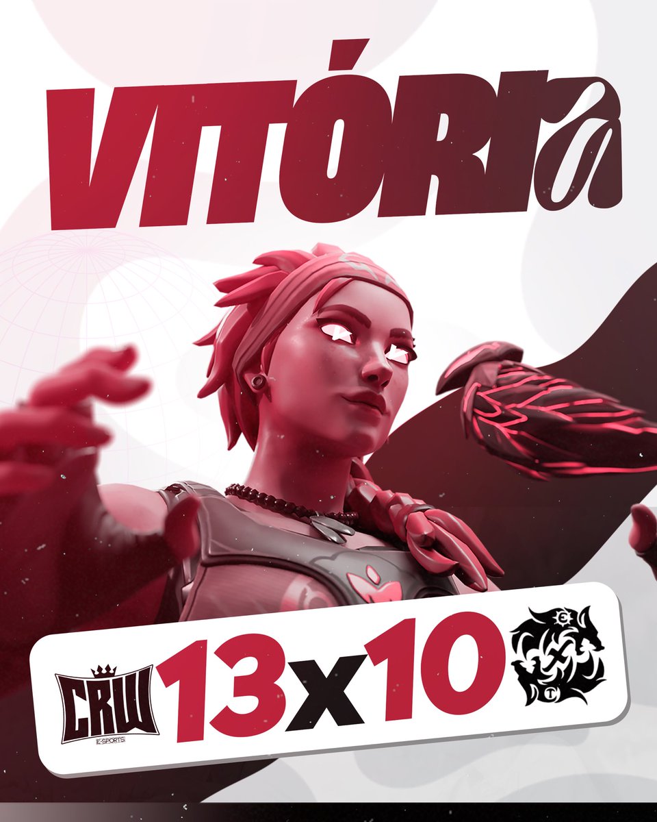 CRW E-Sports (@crwesportsgg) on Twitter photo VITÓRIA É NOSSA! 👑
A <a href="/crwesportsgg/">CRW E-Sports</a> garantiu mais uma vitória na Copa Bagual - Segunda rodada do Qualify!
Com sangue nos olhos e mira afiada, vencemos a <a href="/exterminesports/">Extermine eSports</a> (GC) por 13x10
Rumo ao topo — isso aqui é só o começo. 🔥 VITÓRIA É NOSSA! 👑
A <a href="/crwesportsgg/">CRW E-Sports</a> garantiu mais uma vitória na Copa Bagual - Segunda rodada do Qualify!
Com sangue nos olhos e mira afiada, vencemos a <a href="/exterminesports/">Extermine eSports</a> (GC) por 13x10
Rumo ao topo — isso aqui é só o começo. 🔥