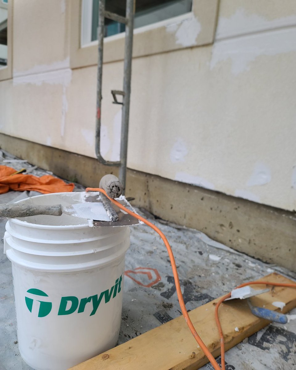 We don’t just build strong — we finish strong. This project is getting wrapped with stucco from <a href="/DryvitSystems/">Dryvit Systems</a>, giving the walls a durable, beautiful exterior that stands up to Prairie weather.

#PrairieICF #Saskatchewan #Dryvit