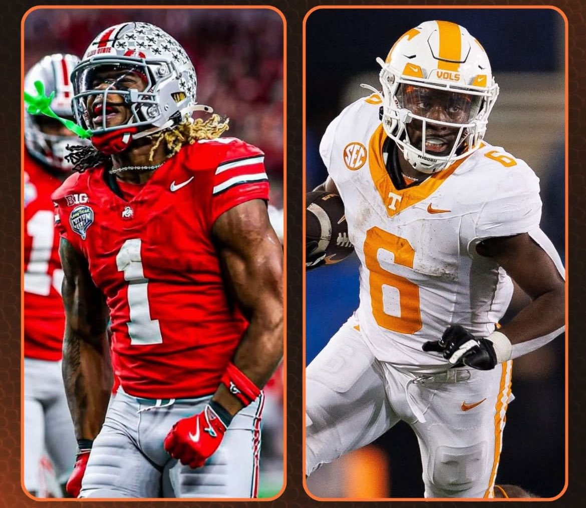 NFLNotify's tweet image. 𝐘𝐎𝐔 𝐇𝐄𝐀𝐑𝐃 𝐈𝐓 𝐇𝐄𝐑𝐄 𝐅𝐈𝐑𝐒𝐓:
Quinshon Judkins and Dylan Sampson will be the BEST RB duo in 3 years.
