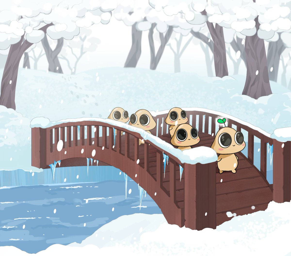 Act I - The journey begins.

A strange wind whispers through the trees.

No destination. Just snow, silence and the strange feeling that something is waiting up ahead.

WUSH walks south.